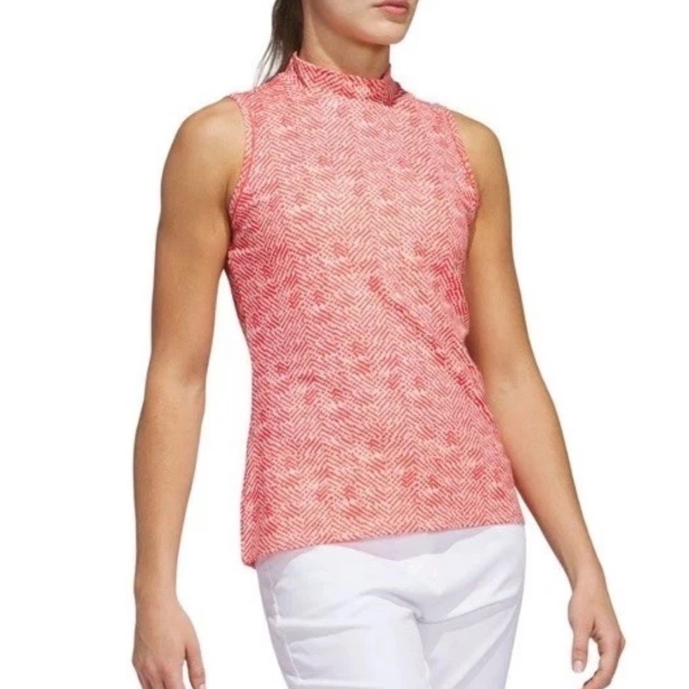Adidas Golf Ultimate 365 Sleeveless Mock Neck Women’s MULTIPLE SIZES Tank JE9914 - Picture 2 of 15